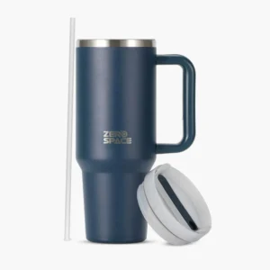Stainless Steel Coffee Tumbler - Navy Blue