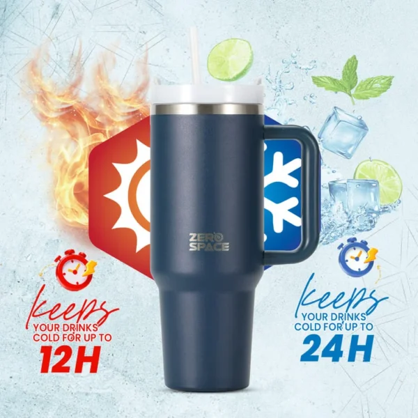 Stainless Steel Coffee Tumbler - Navy Blue – photo 5