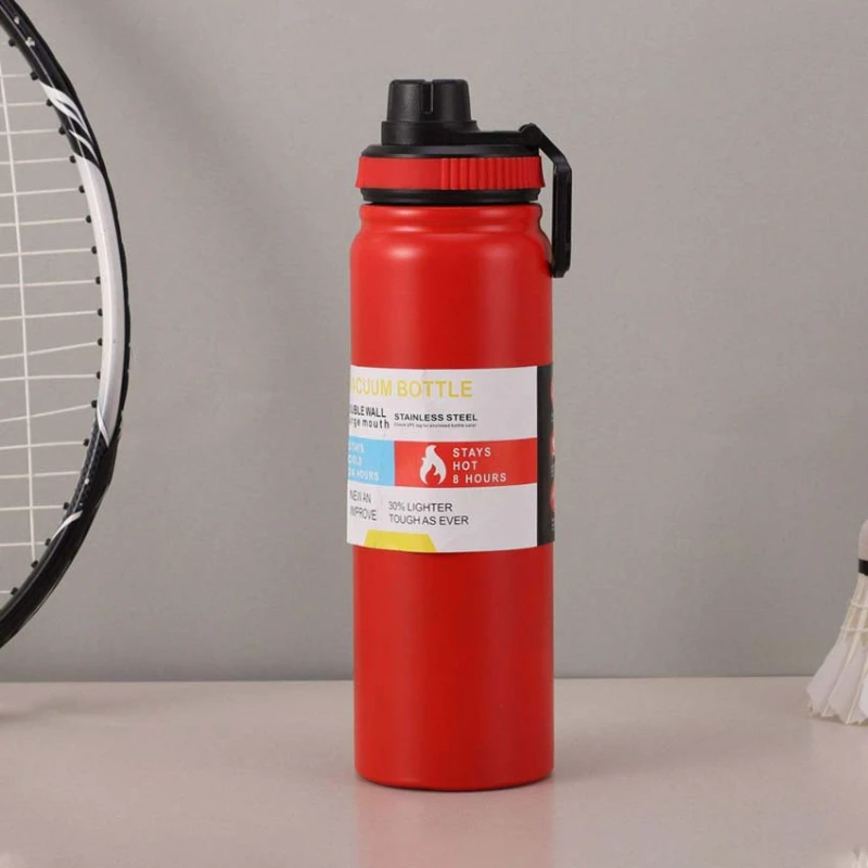 DW SS Water Bottle 800ml Red