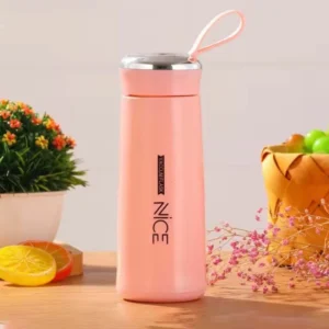 Nice Vacuum Flask Water Bottle 400ML Pink