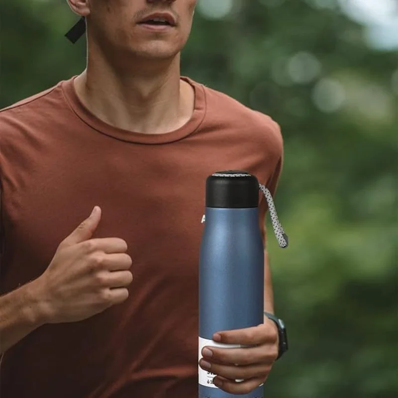 Insulated Stainless Steel Sports Bottle 500ml - Blue - Image 7