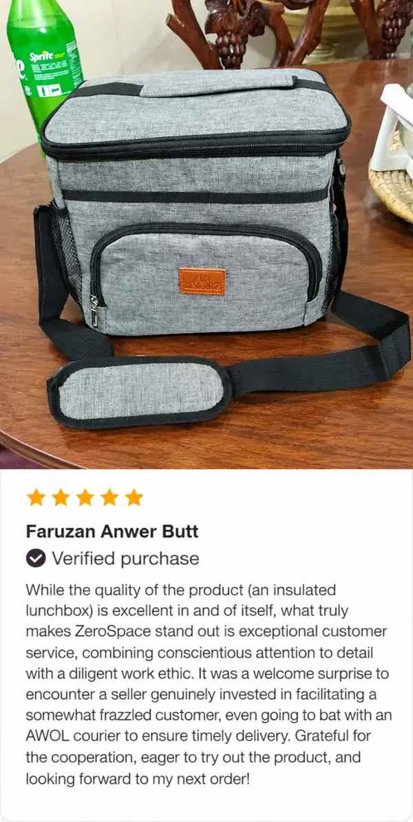 ZeroSpace customer review 13